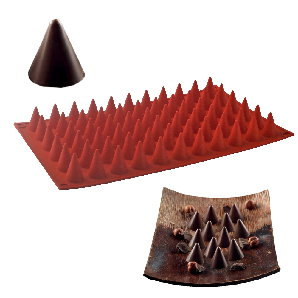 Kitchen Equipment For Baking - 66-sel kerucut coklat cetakan kue kualitas