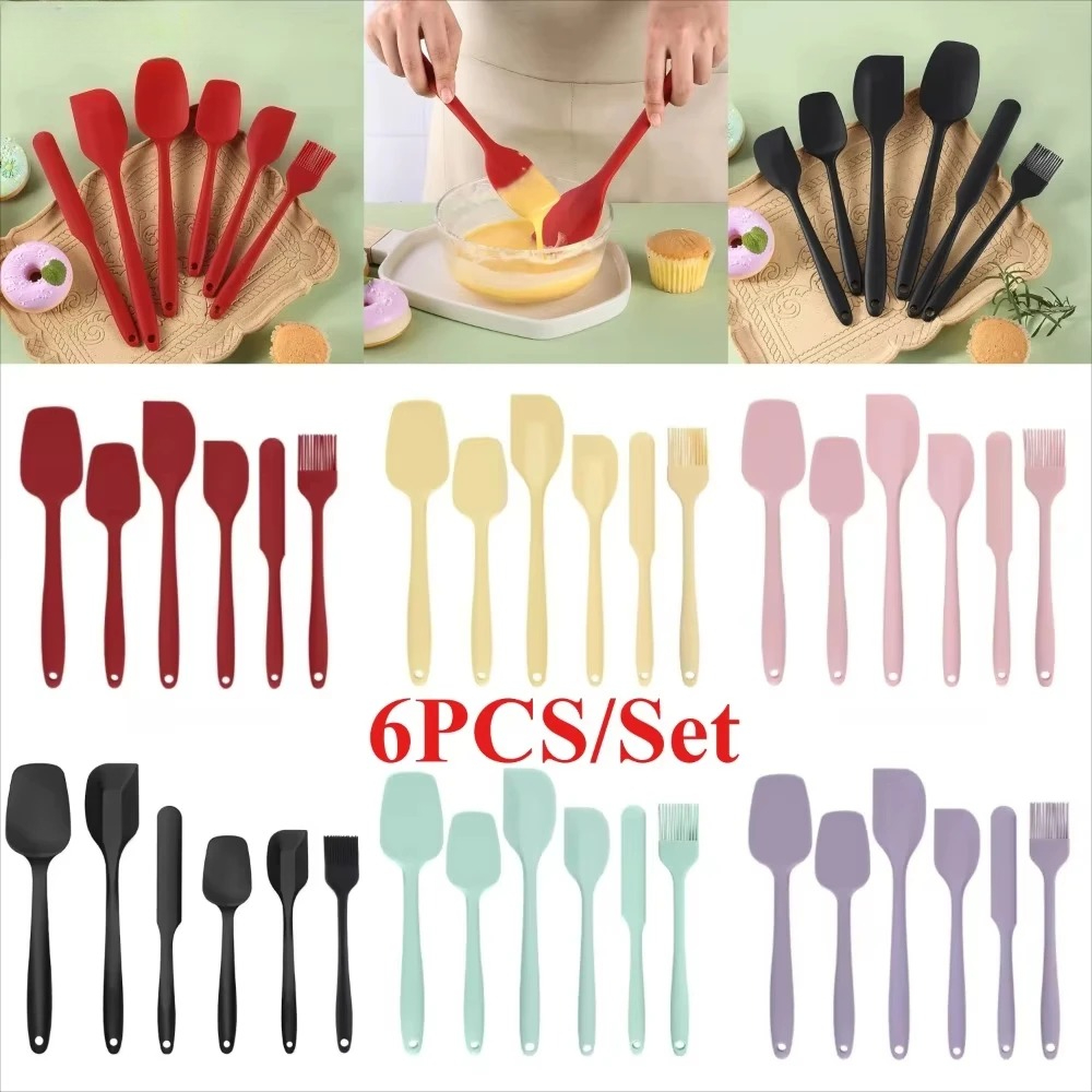 Baking Kitchen Set Up - Set Spatula Silikon 6 pcs, Satu