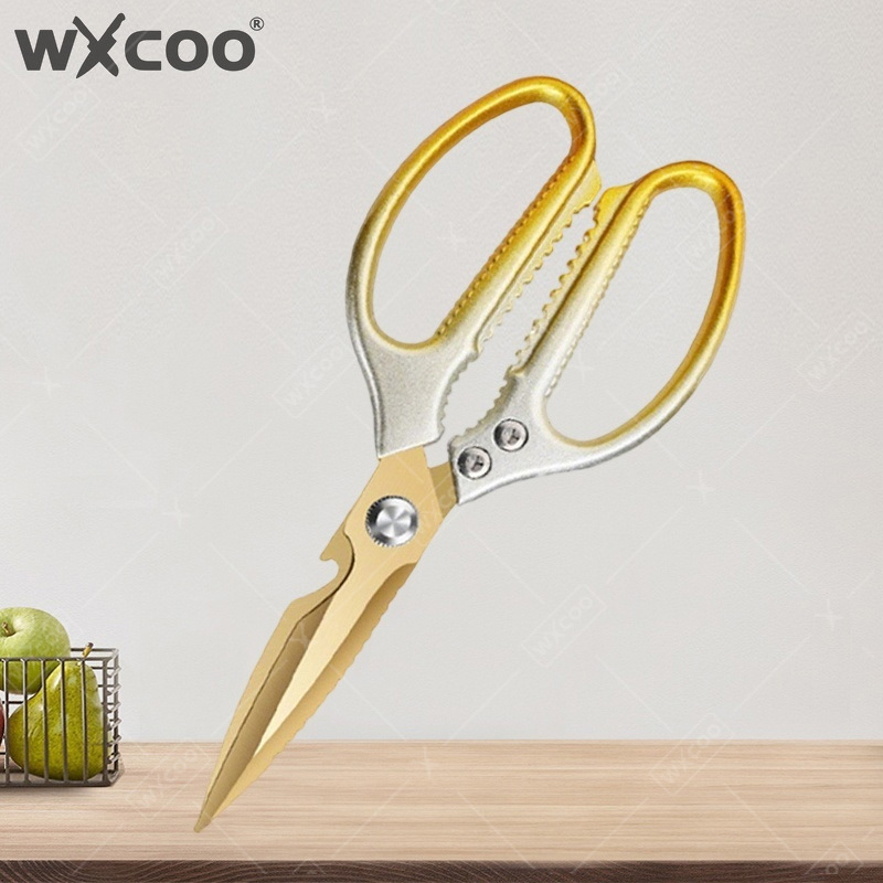 Kitchen Jobs - WXCOO Gunting Dapur Baja Tahan Karat
