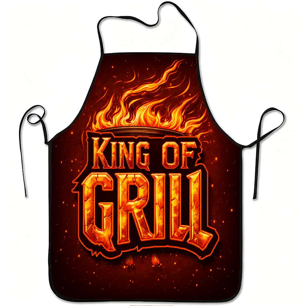 Kitchen Baking Ideas - 1 Buah Celemek Bbq King, Celemek