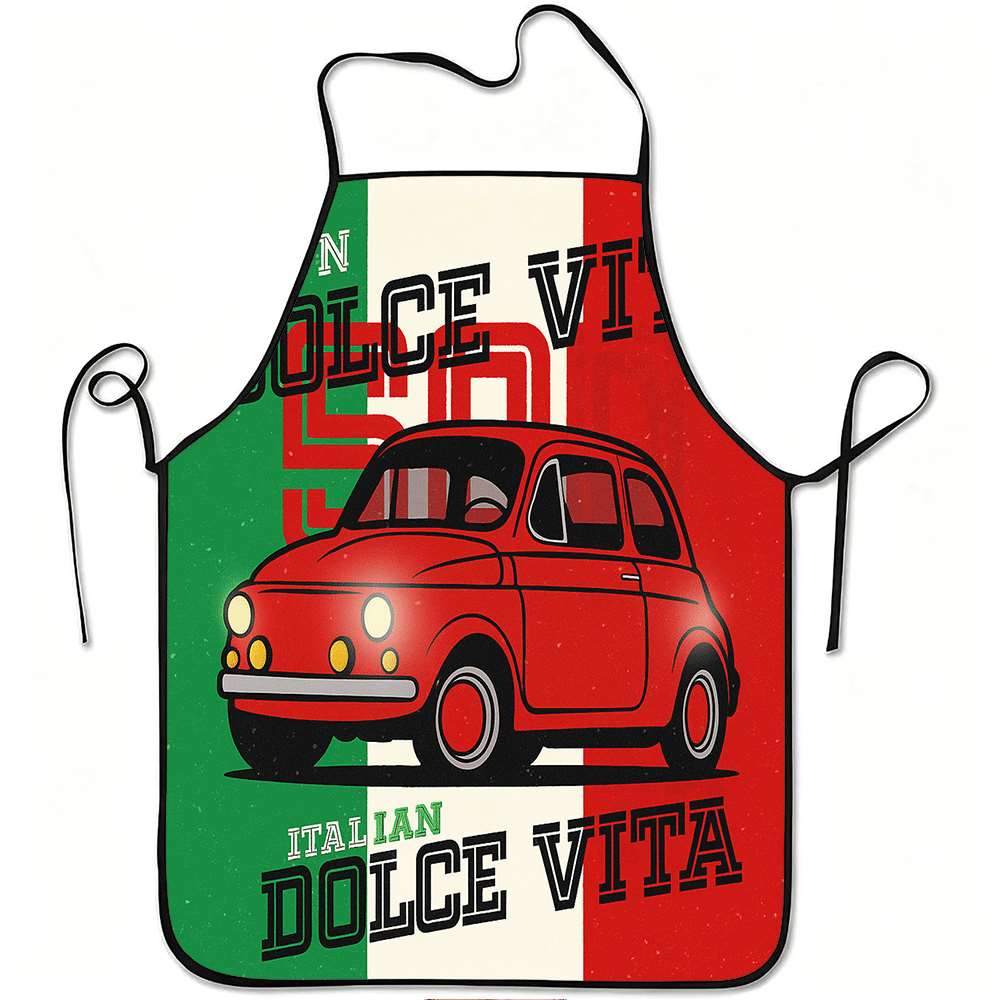 Kitchen Baking Ideas - 1 Buah Celemek Bertema Italia yang