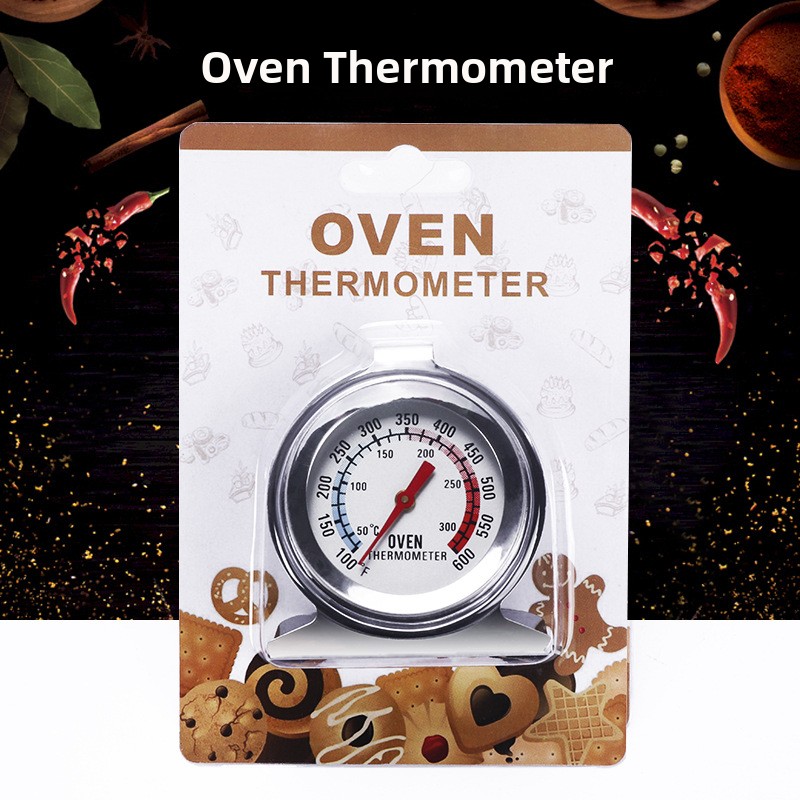 Kitchen Baking Utensil - Termometer Oven Tipe Penunjuk, Pengukur Suhu