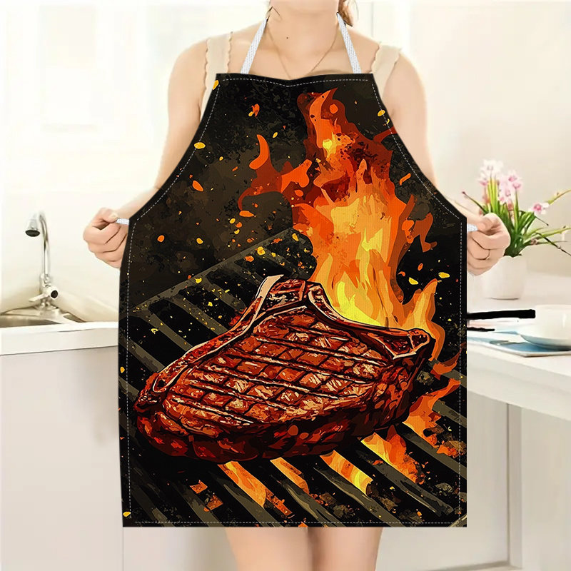 Kitchen Baking Ideas - 1 Buah Celemek Steak BBQ dengan