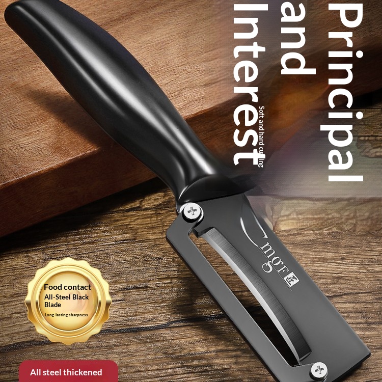 Kitchen Jobs - Pisau pengupas buah berlapis titanium, pisau