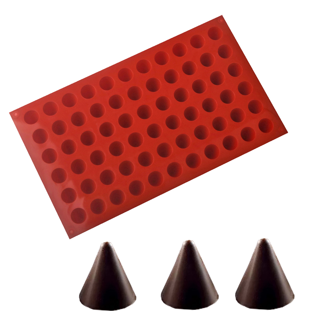66-sel kerucut coklat cetakan  - Kitchen Equipment For Baking ulasan dan harga