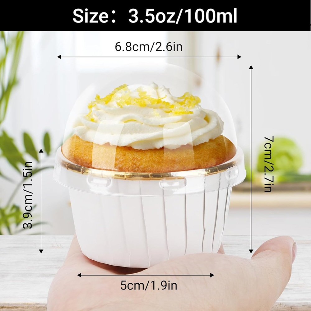 50 Buah Cangkir Muffin Kertas  - Kitchen Equipment For Baking ulasan dan harga