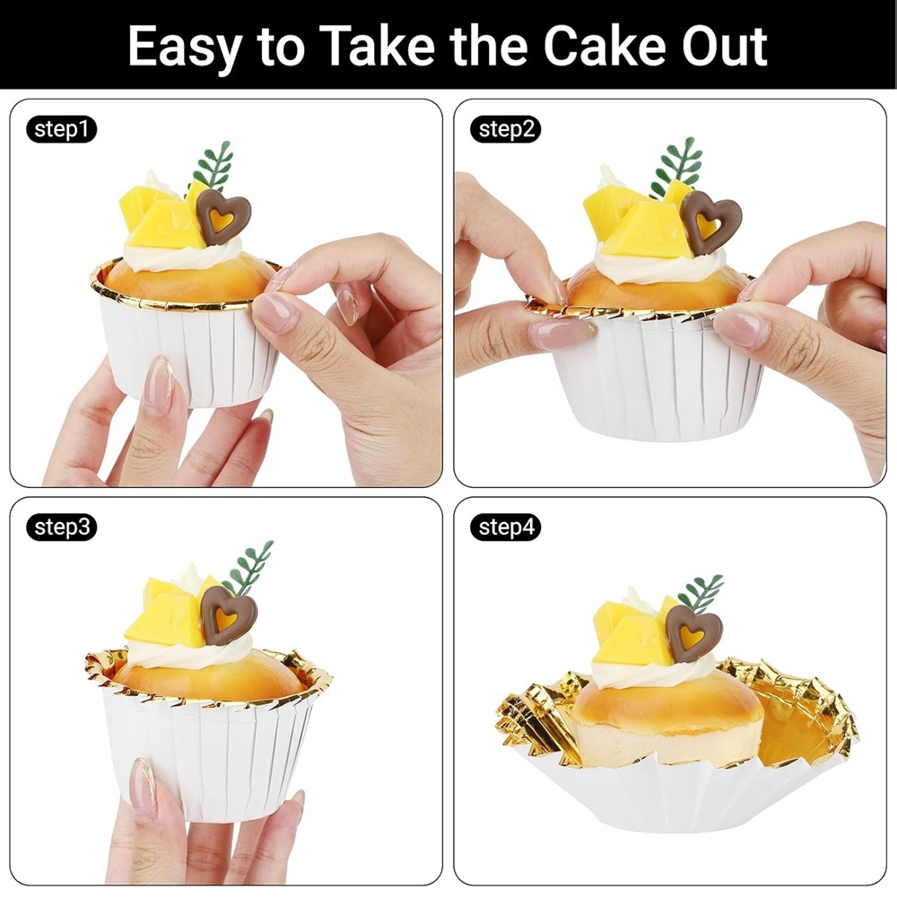 50 Buah Cangkir Muffin Kertas  - Kitchen Equipment For Baking ulasan dan harga