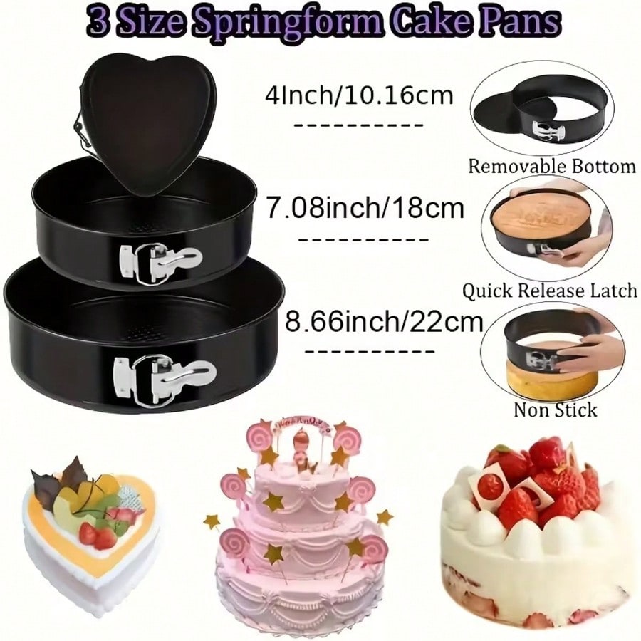 TAIMASI 492set Peralatan Dekor - Springform Pan Set ulasan dan harga