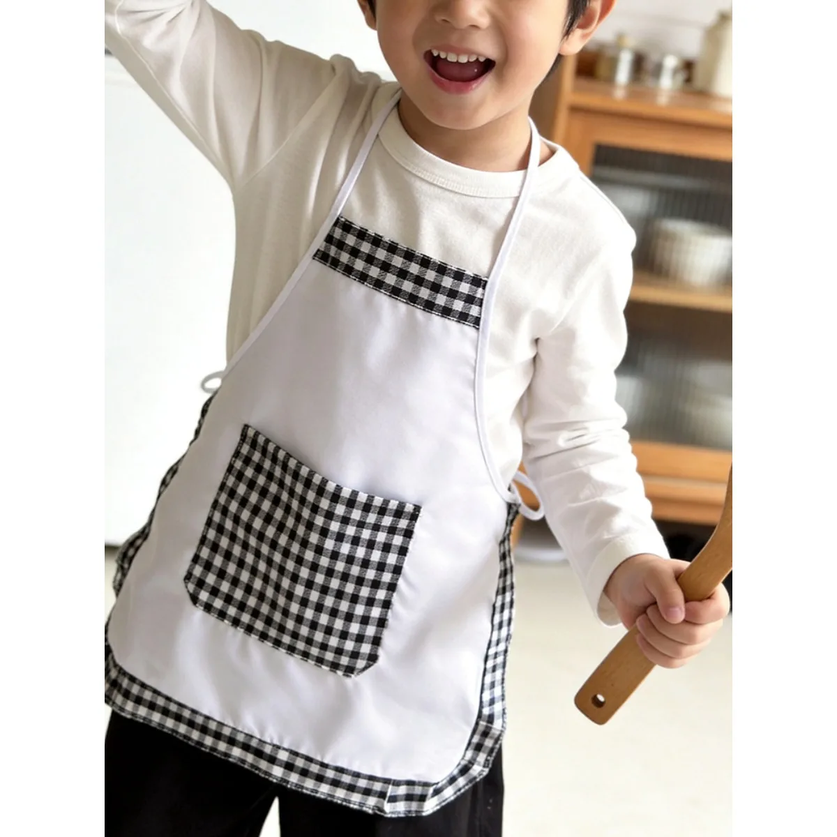 2pcs Set Celemek dan Topi Koki - Baking Kitchen Set Up ulasan dan harga