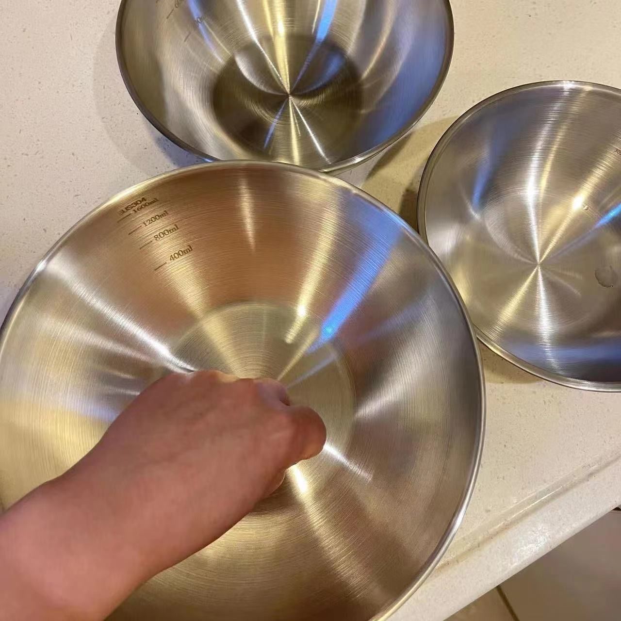 Set Mangkuk Stainless Steel 1- - Kitchen Baking Essentials ulasan dan harga