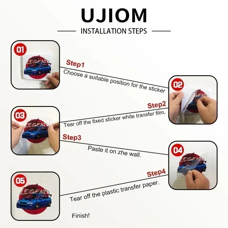 UJIOM Fern Stiker Dinding Tanp - Kitchen Queen ulasan dan harga