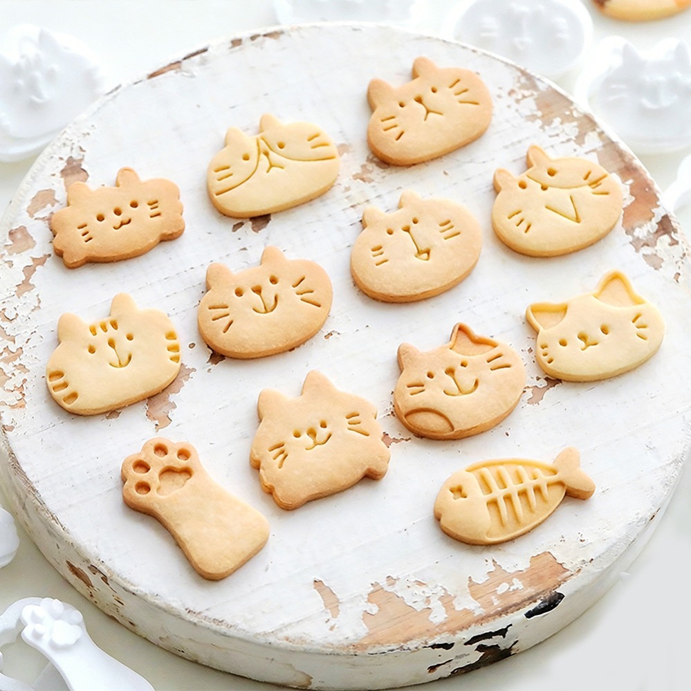 Cetakan Kue Kucing Lucu DIY, A - Kitchen Equipment For Baking ulasan dan harga