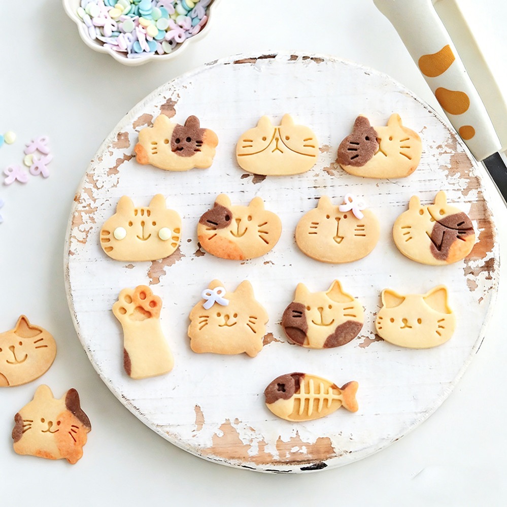 Cetakan Kue Kucing Lucu DIY, A - Kitchen Equipment For Baking ulasan dan harga