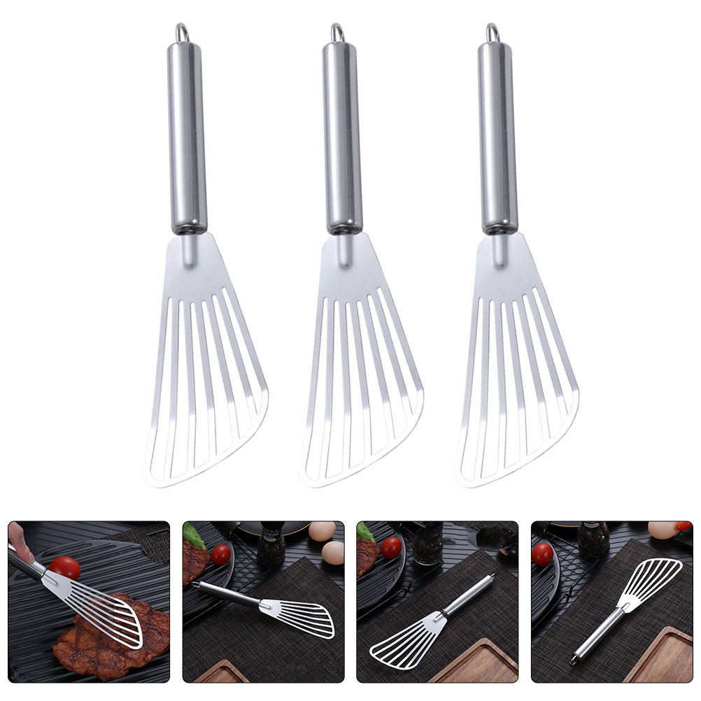3 Buah Spatula Baja Tahan Kara - Kitchen Baking Utensil ulasan dan harga
