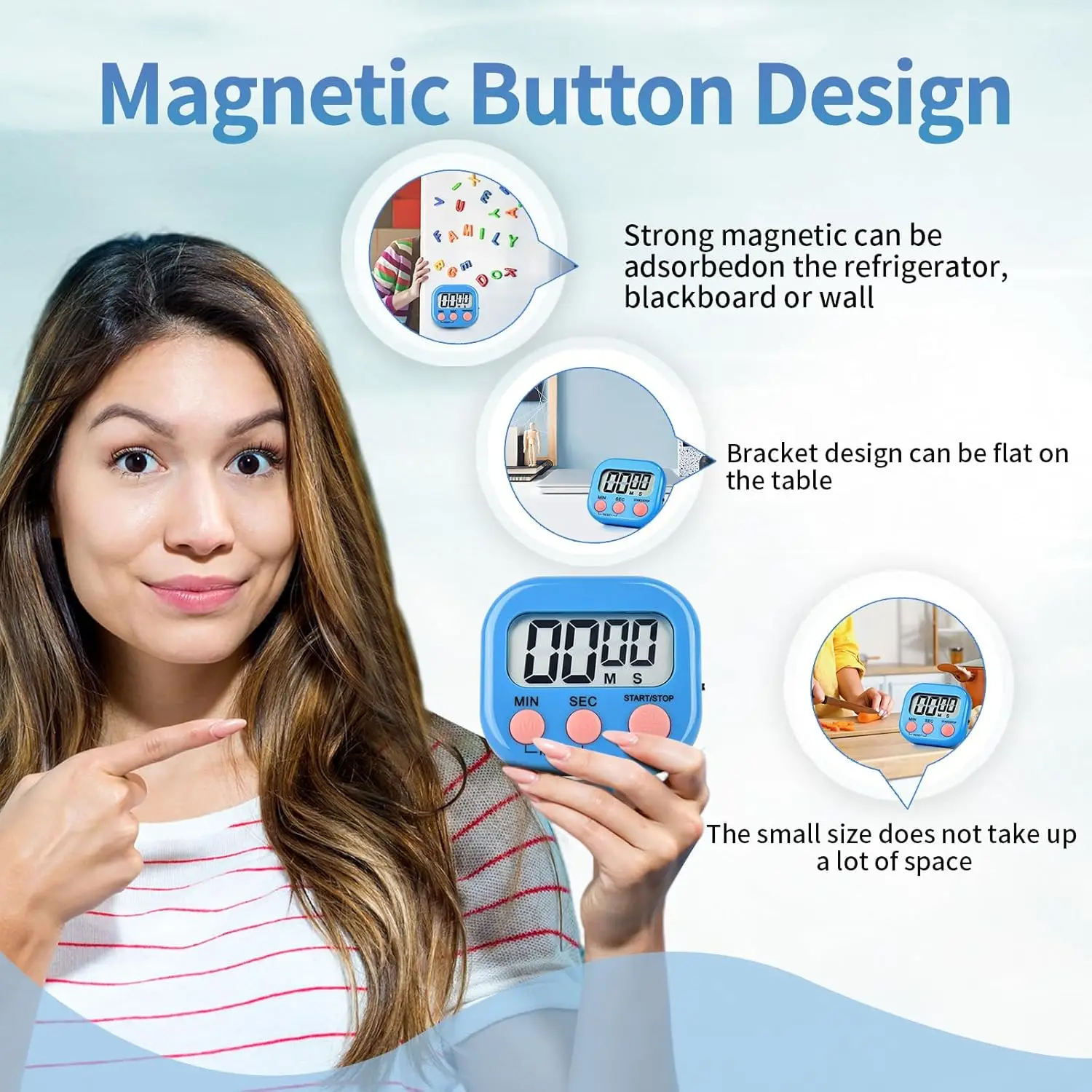Timer Dapur Magnetik Digital d - Baking Kitchen Set Up ulasan dan harga