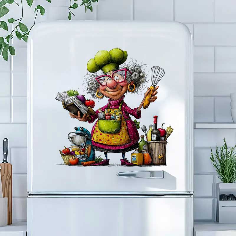 Stiker Tempel Lucu untuk Wanit - Kitchen Queen ulasan dan harga